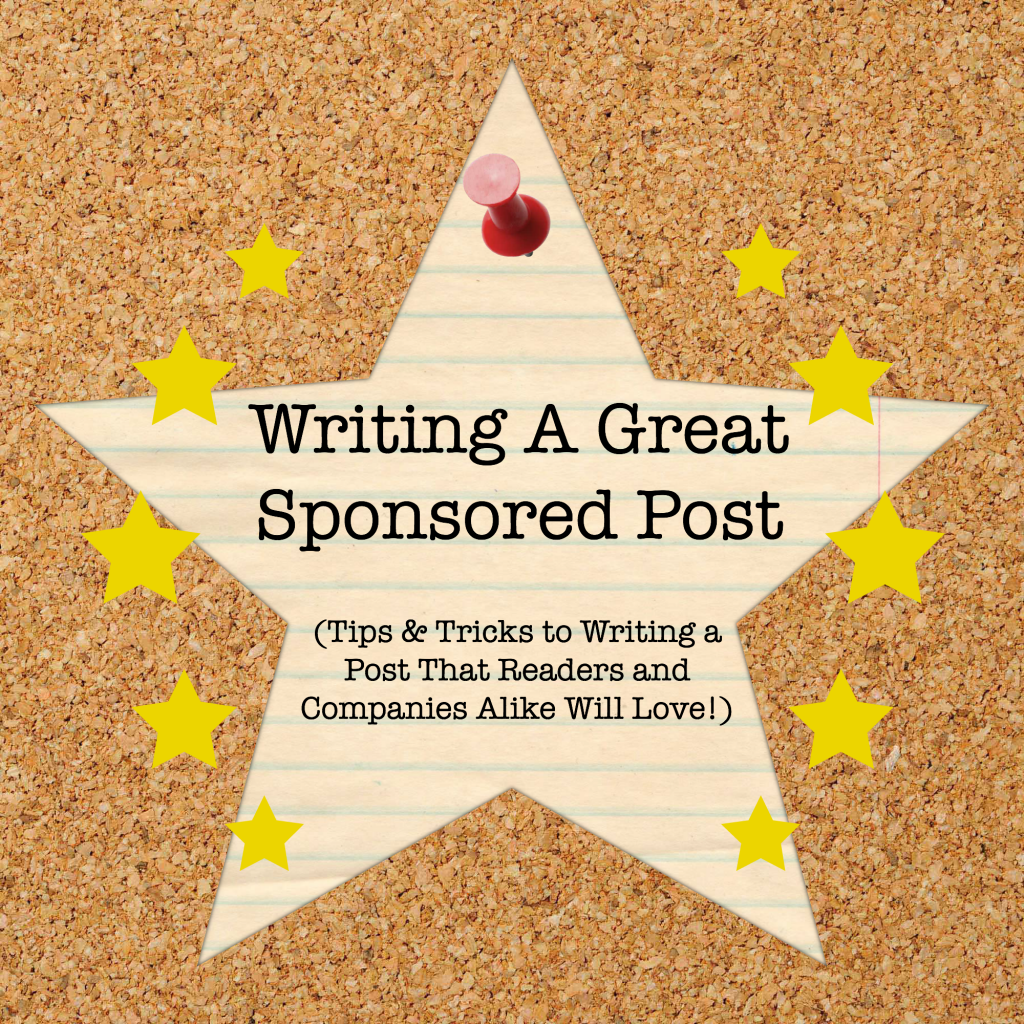 Writing A Great Sponsored Post