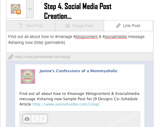 Step 4. Social Media Post Creation...