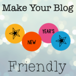 Make Your Blog New Year's Friendly
